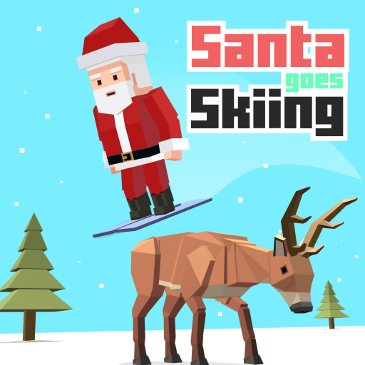 Santa Goes Skiing mobile game